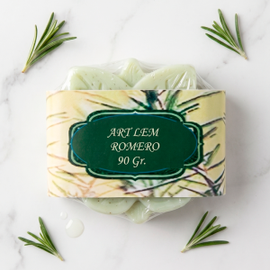 Jabón Natural de Romero Astringente y Tonificante
