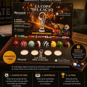Caja de Bombones de Chocolate Copa del Cacao Edición Mundial 2026
