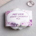 Jabón Natural de Lavanda Relajante e Hidratante