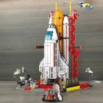 Cohete espacial - Lanzadera Espacial - Centro de Lanzamiento de Cohetes (512 piezas)