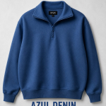 Polera SYJO Oversize Unisex Medio Cierre Franela Reactiva